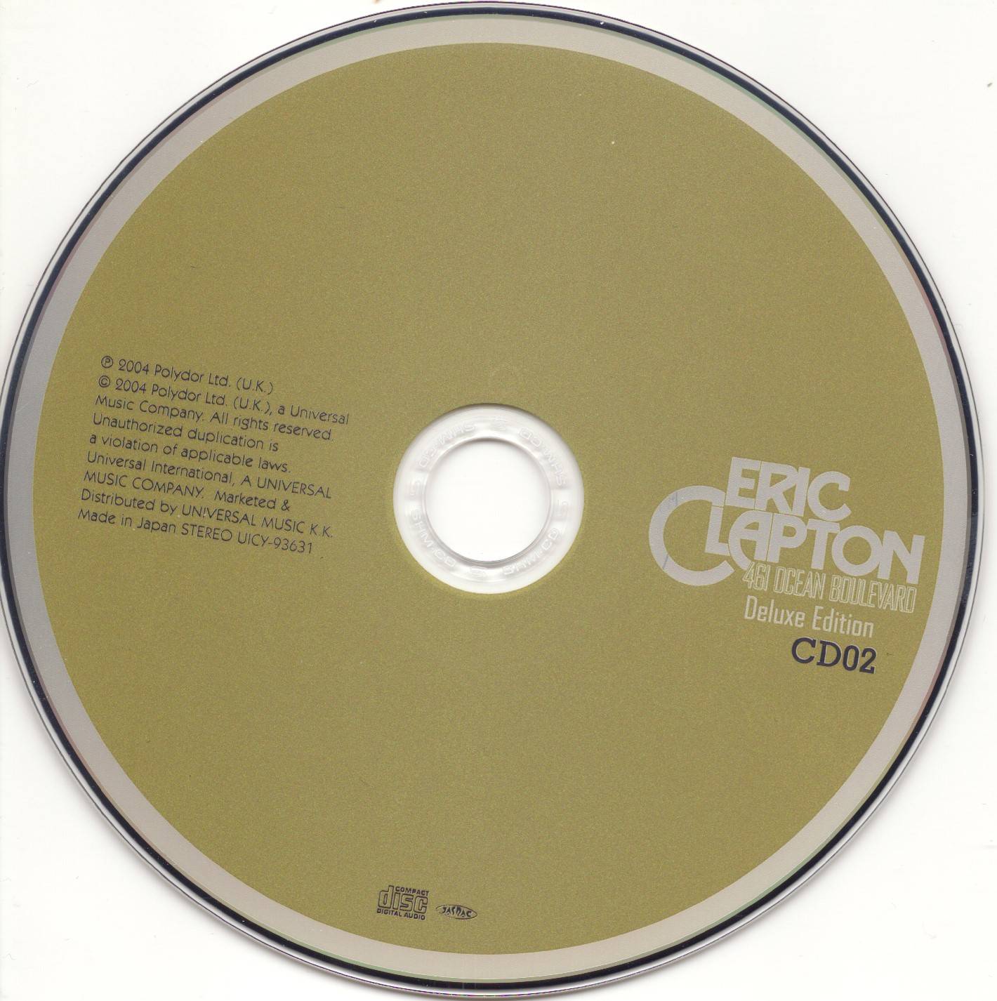 Eric Clapton 461 Ocean Boulevard Limited Edition [cd2 jpn]